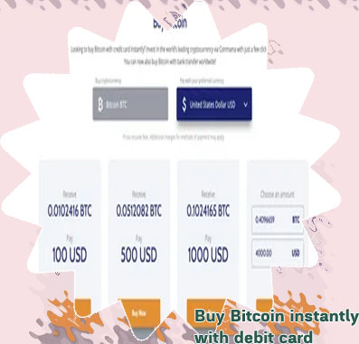 Buy bitcoin with debit card instantly
